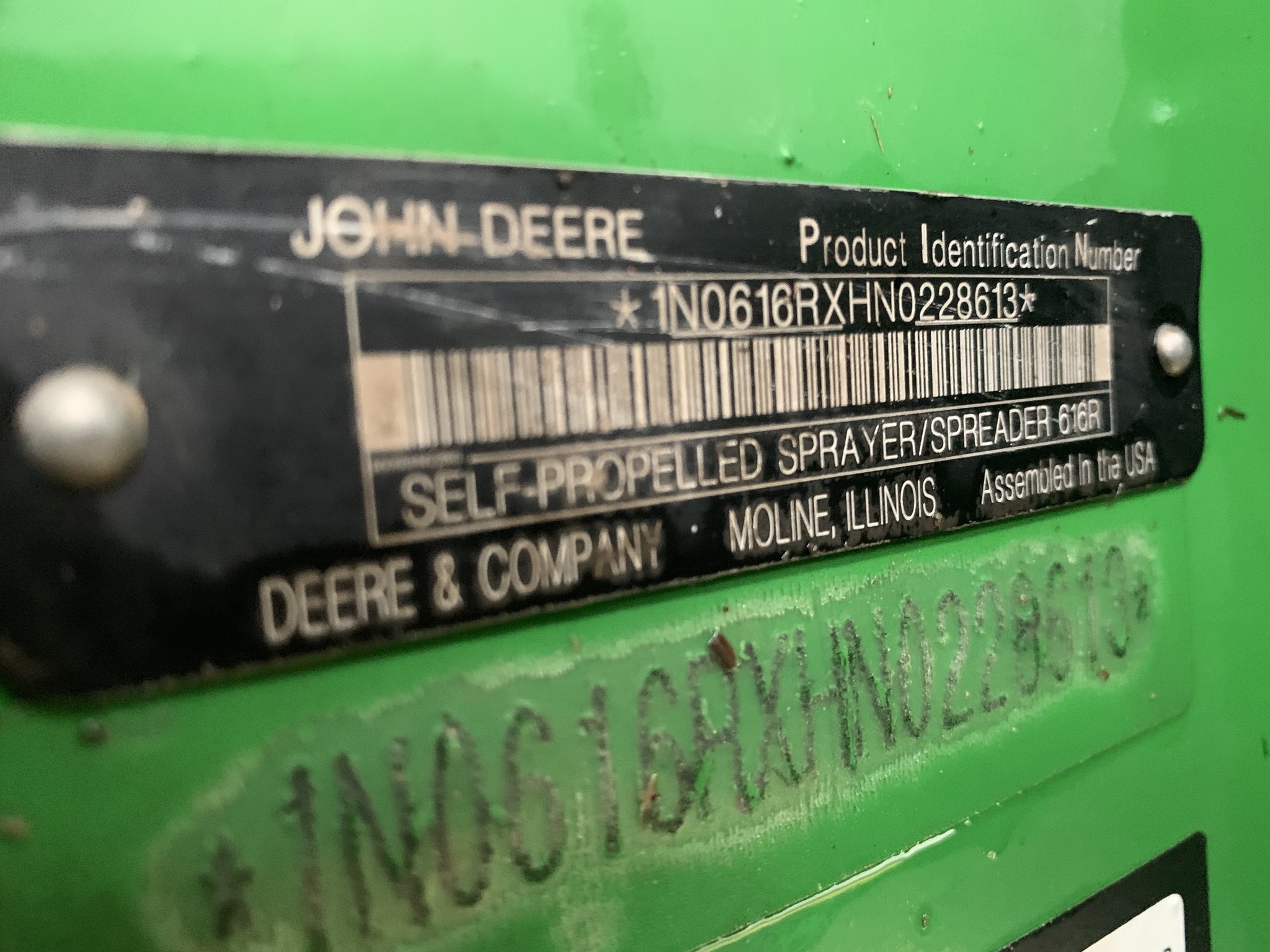  2022 John Deere 616R at Heritage Tractor in Lamar, MO
