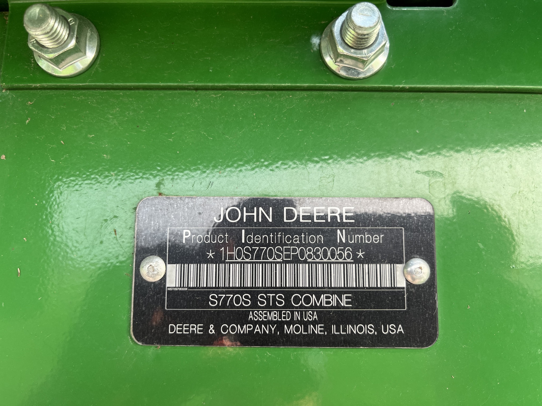 2024 John Deere S770 Image 10