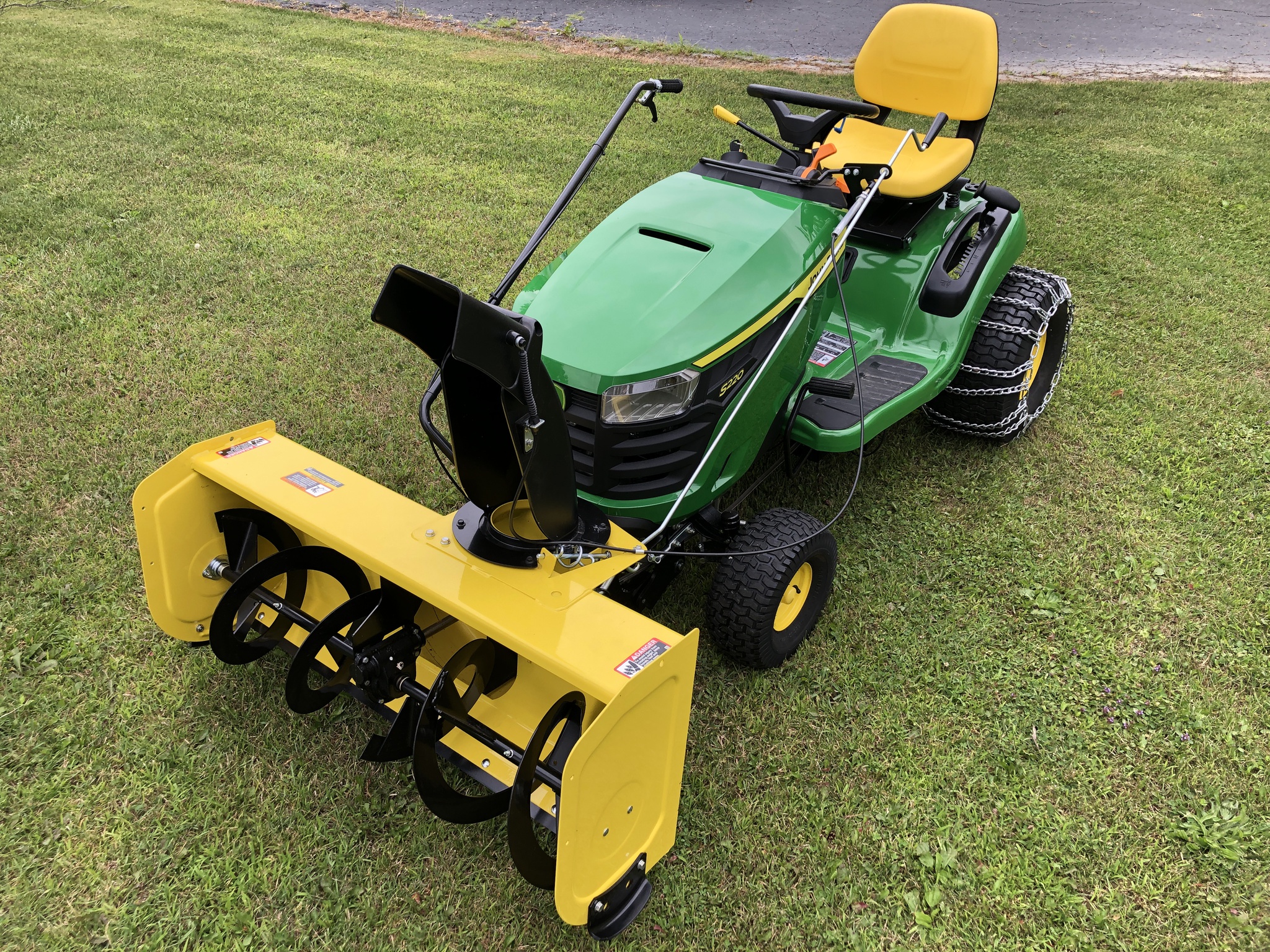 Used 2022 John Deere 44 Garden Tractor Mounted Snow Blowers at Koenig Equipment in Botkins, OH - PhotoXL11