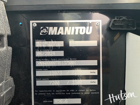 Photo of 2024 Manitou MLT733-115 LSU