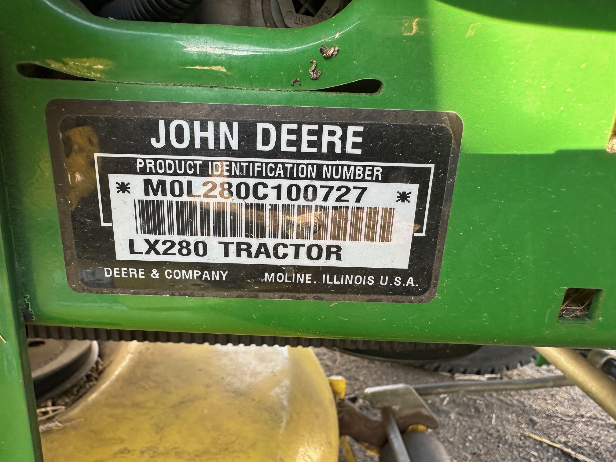 2004 John Deere LX280 Image 6