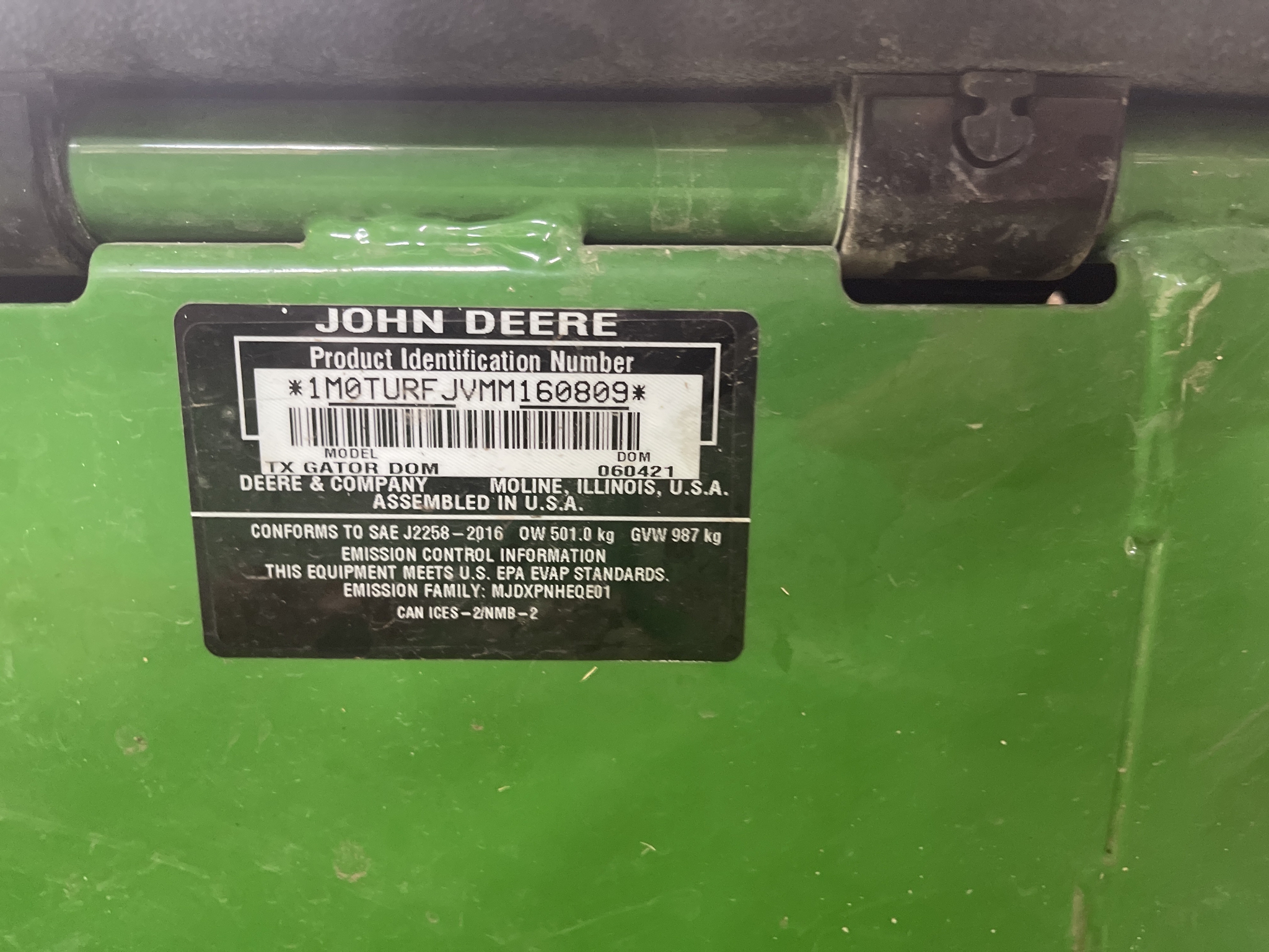 2021 John Deere TX Turf Image 17