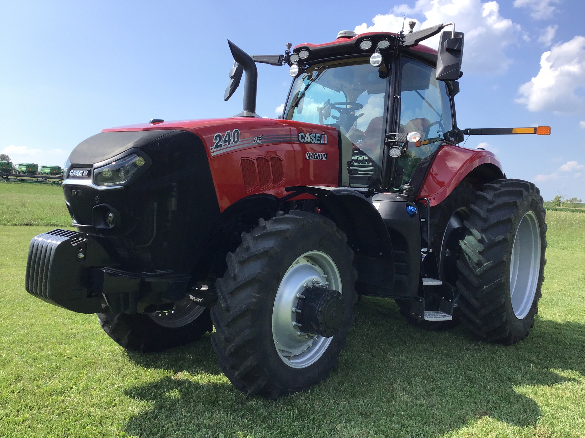 Used 2024 Case IH Magnum 240 CVX AFS Row Crop Tractors at Koenig Equipment in Greensburg, IN - PhotoXL1