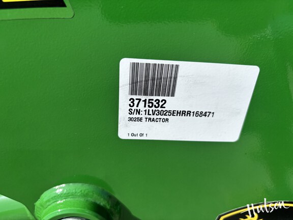 Photo of 2024 John Deere 3025E