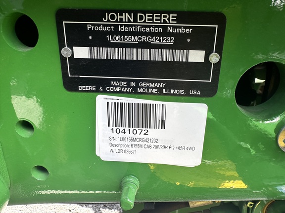 2024 John Deere 6155M