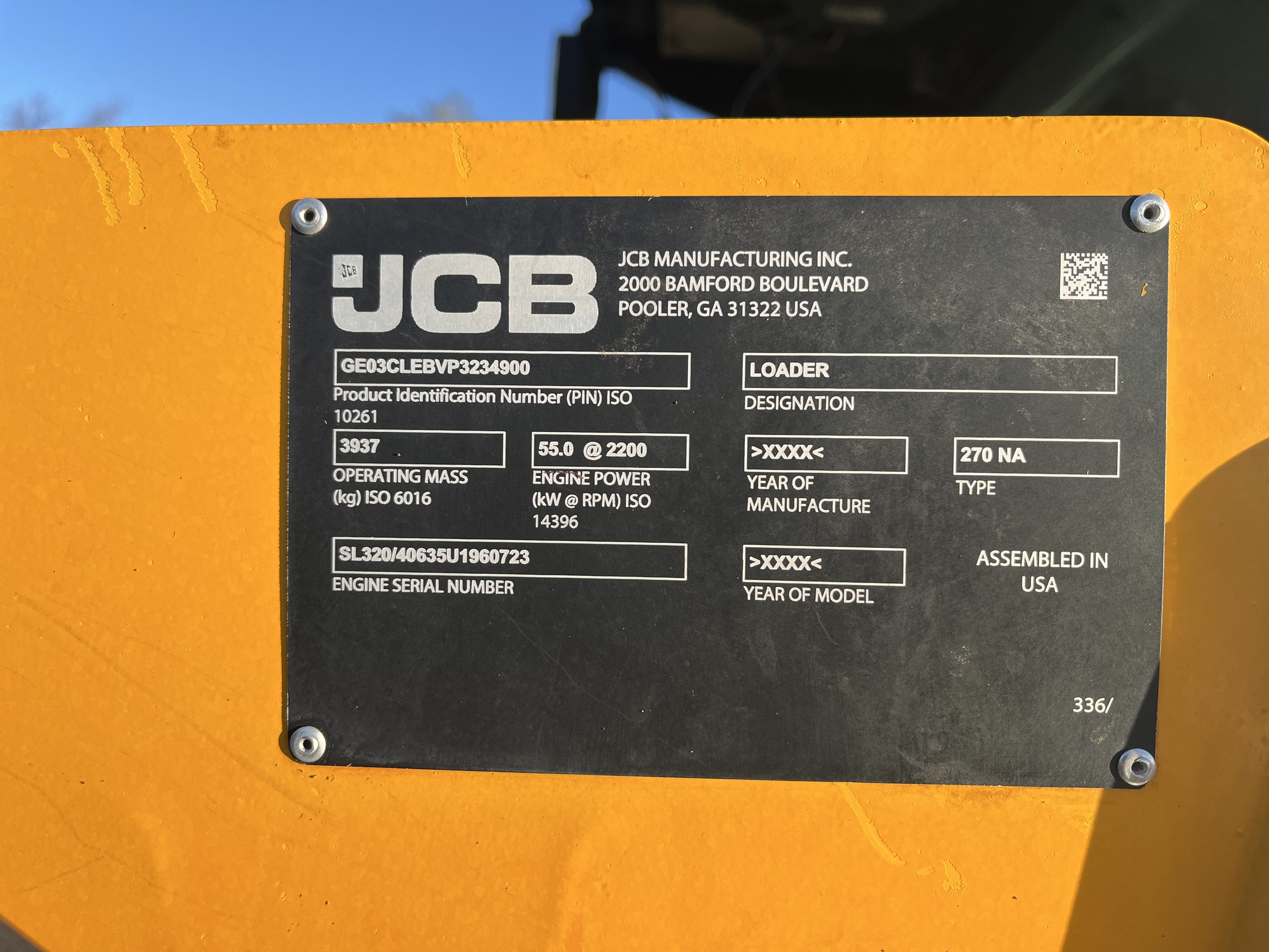  2024 JCB 270 at Heritage Tractor in Lockwood, MO