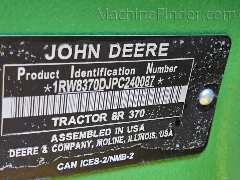 2024 John Deere 8R 370 Image 12