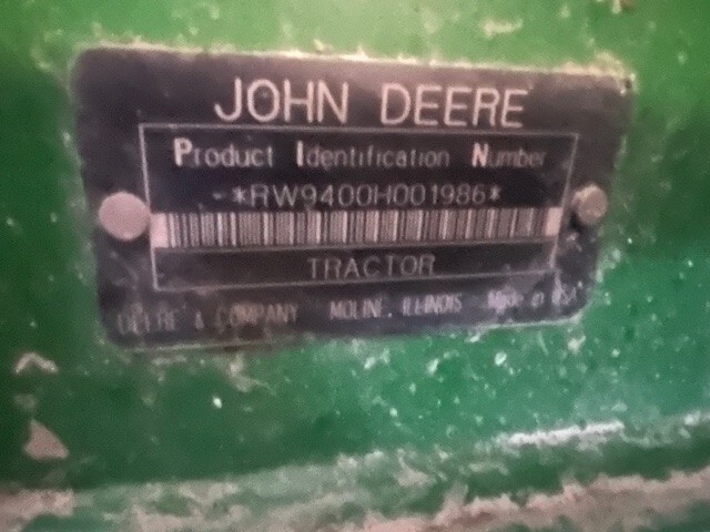 1997 John Deere 9400 Image 7