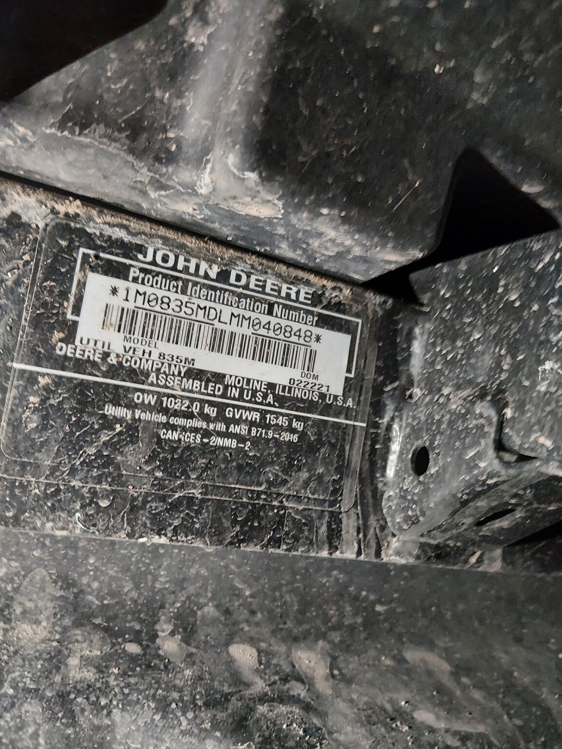 2021 John Deere XUV 835M Image 8