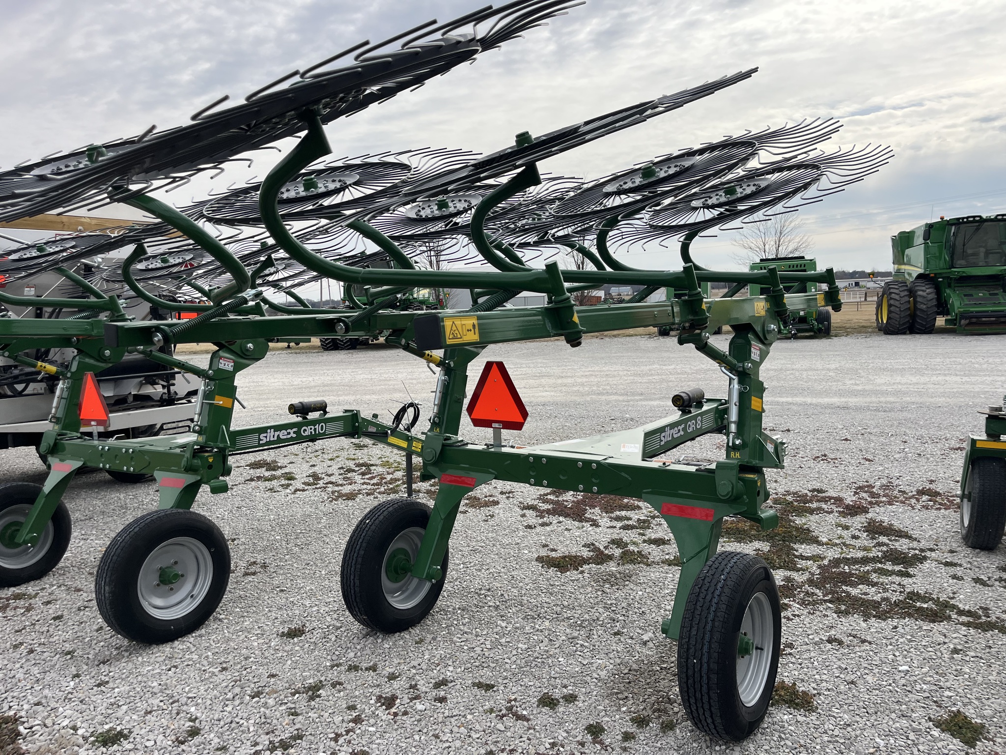  2025 Sitrex QR8 - 8 WHEEL RAKE, GREEN at Heritage Tractor in Nevada, MO
