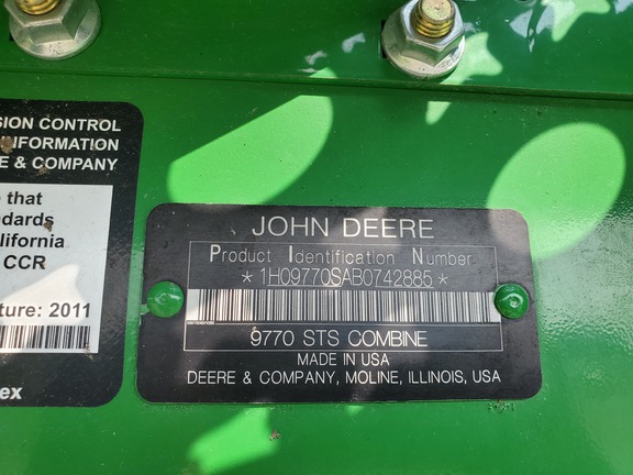 2011 John-Deere 9770 STS