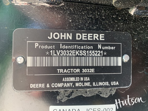 Photo of 2025 John Deere 3032E