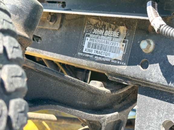 2008 John-Deere X360
