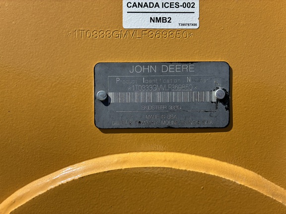 2020 John Deere 333G (7th thumbnail)