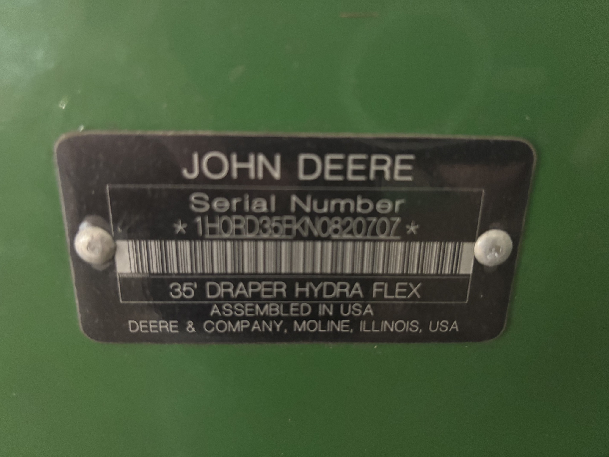 Used 2022 John Deere RD35F Combine Platforms at Koenig Equipment in Oxford, OH - PhotoXL3