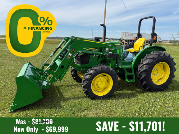  John Deere 5075E Tractor + Loader