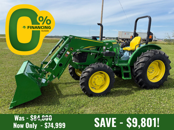 John Deere 5075E Tractor + Loader