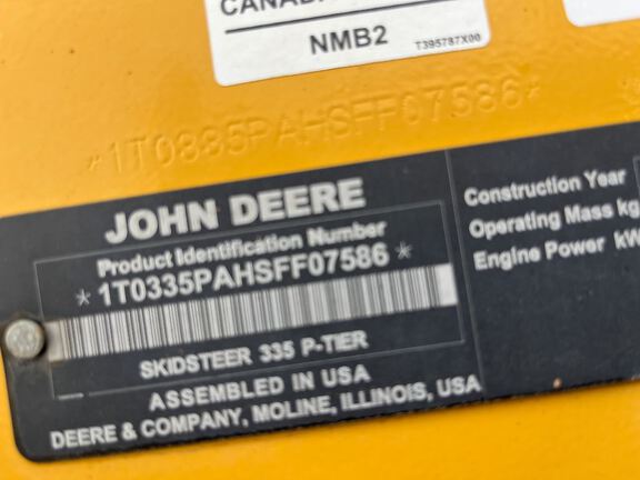 2025 John Deere 335P
