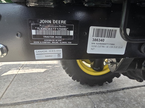 2026 John Deere 3025E