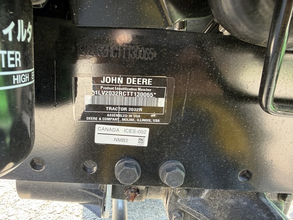 2026 John Deere 2032R