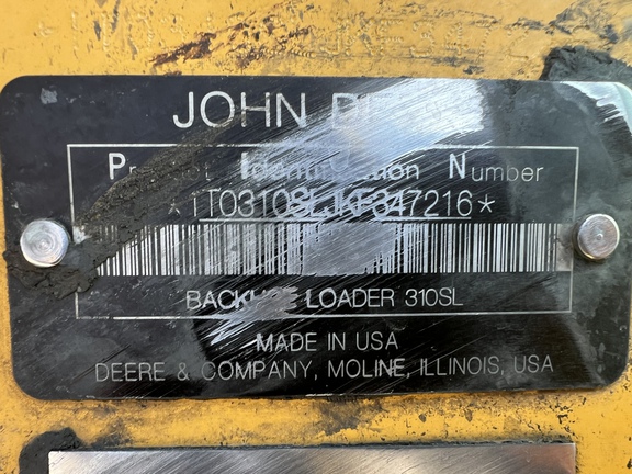 2019 John Deere 310SL