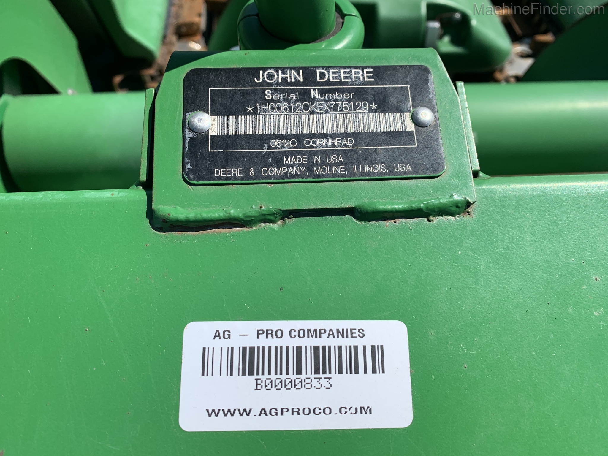 2015 John Deere 612C Image 4