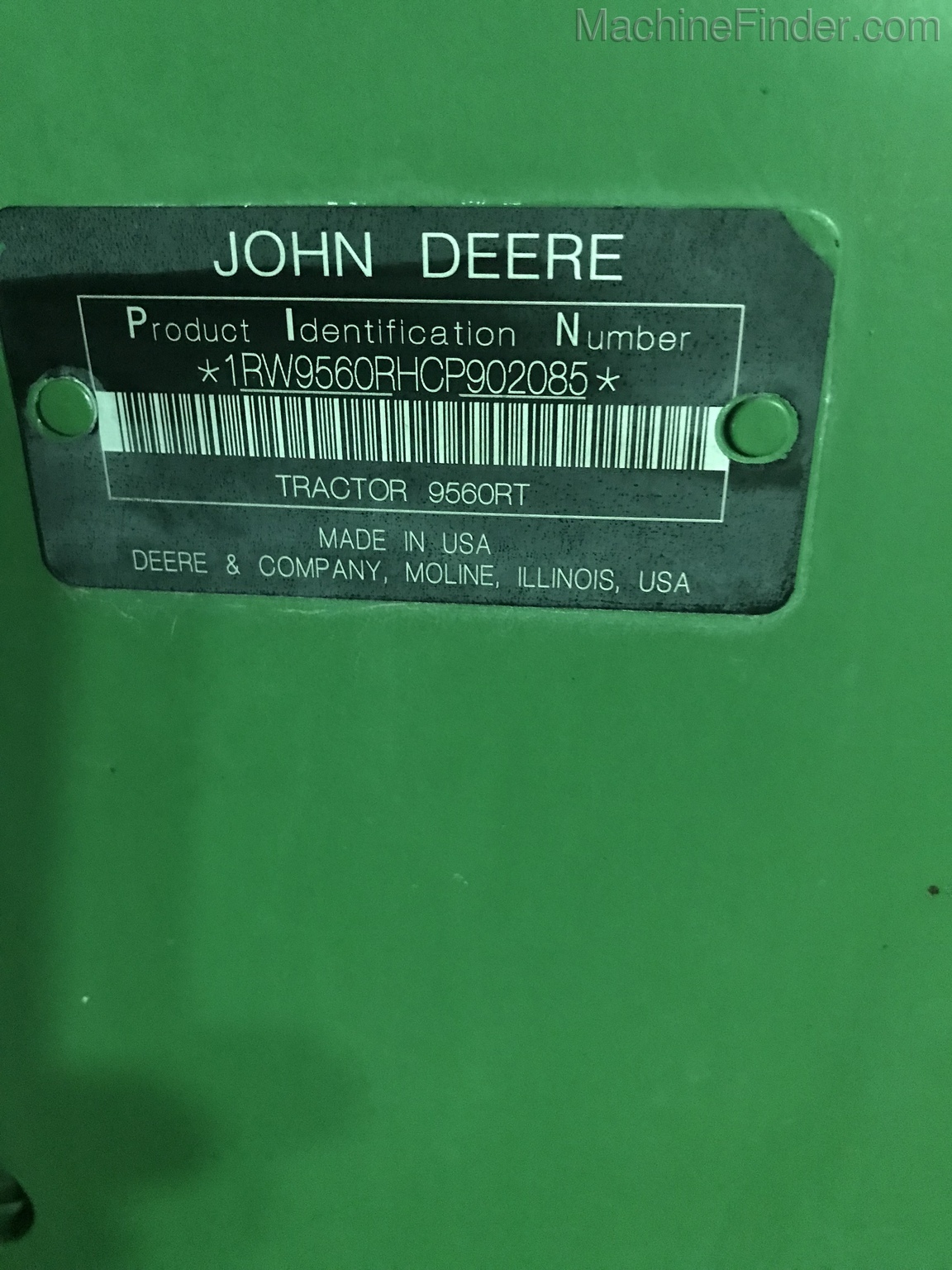 2013 John Deere 9560RT Image 3