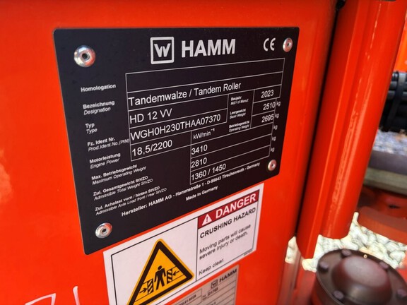 2024 Hamm HD12VV