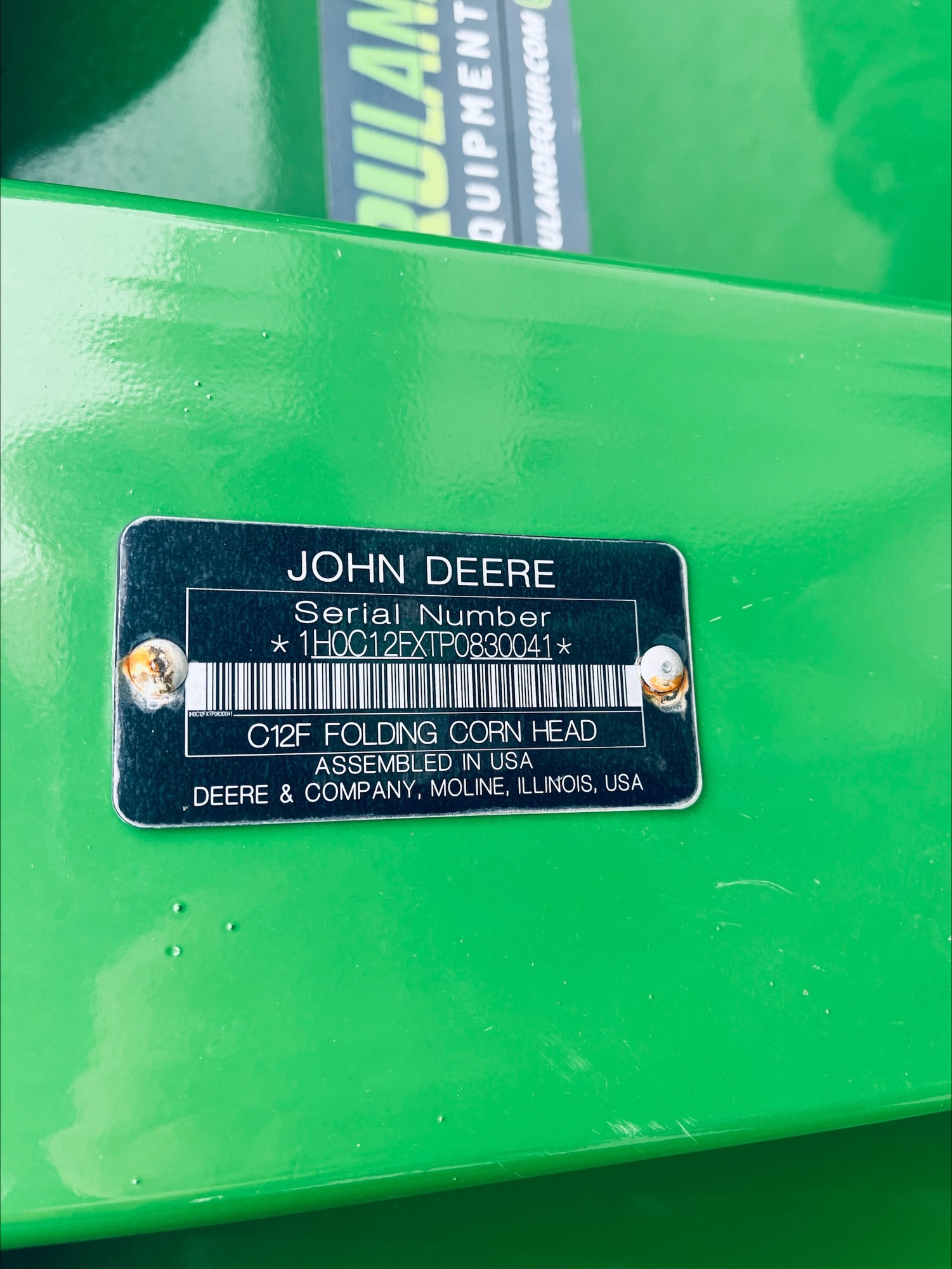 2024 John Deere C12F Image 2