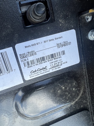 2022 Cub Cadet CC30E