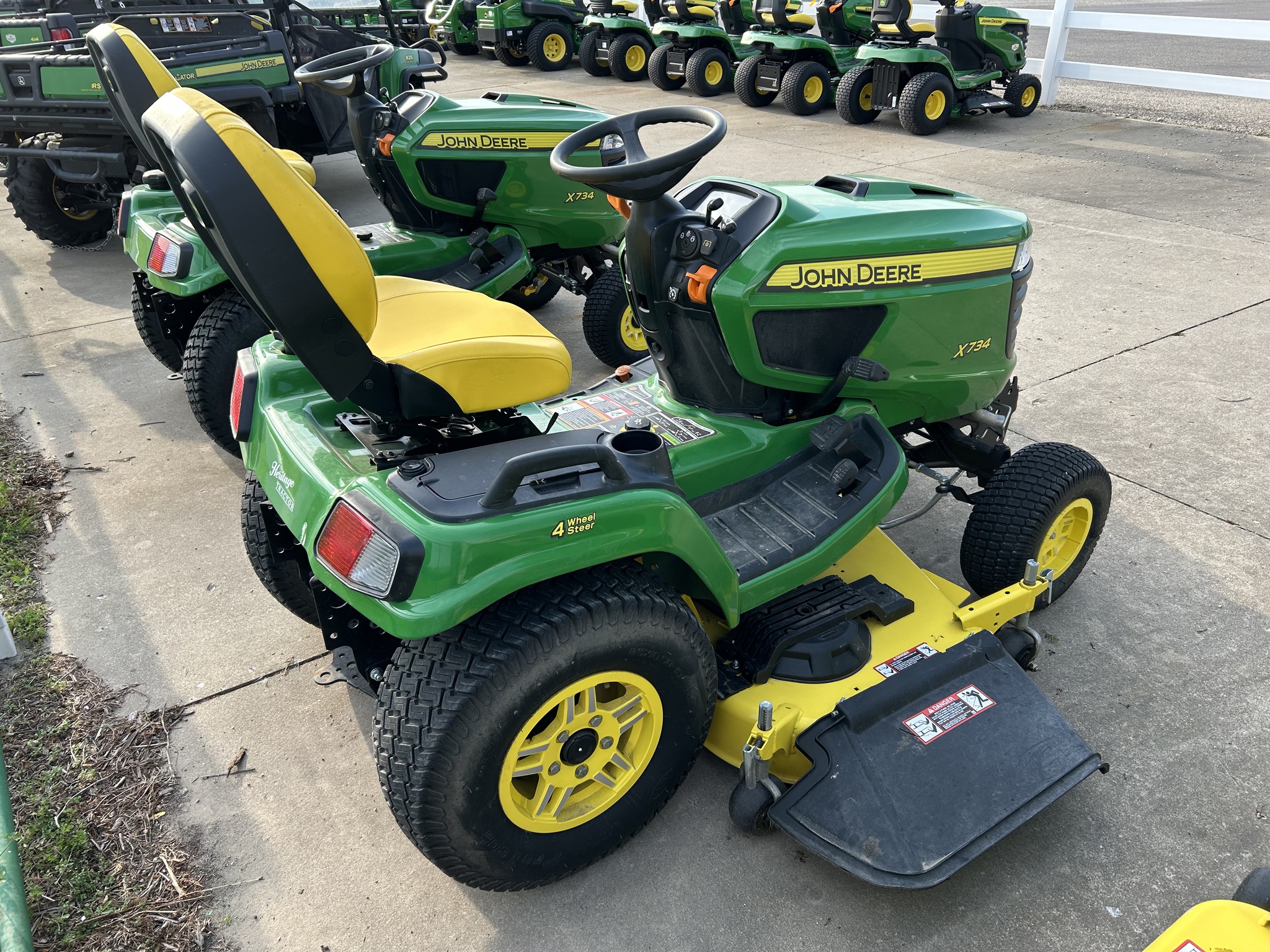  2022 John Deere X734 at Heritage Tractor in Streator, IL