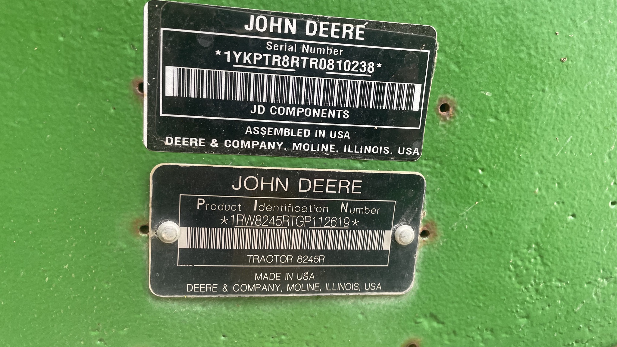 2016 John Deere 8245R Image 6