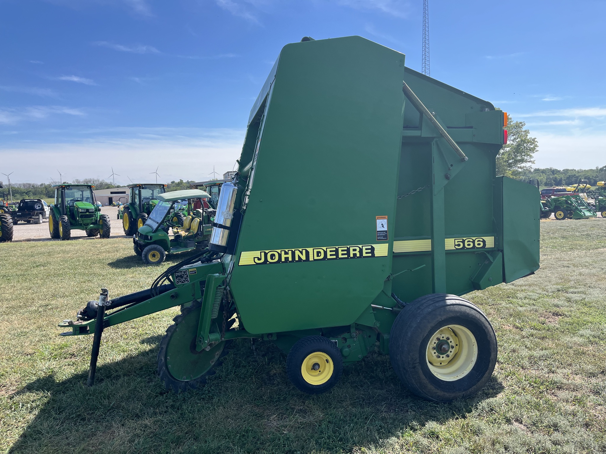  2000 John Deere 566 at Heritage Tractor in Lockwood, MO