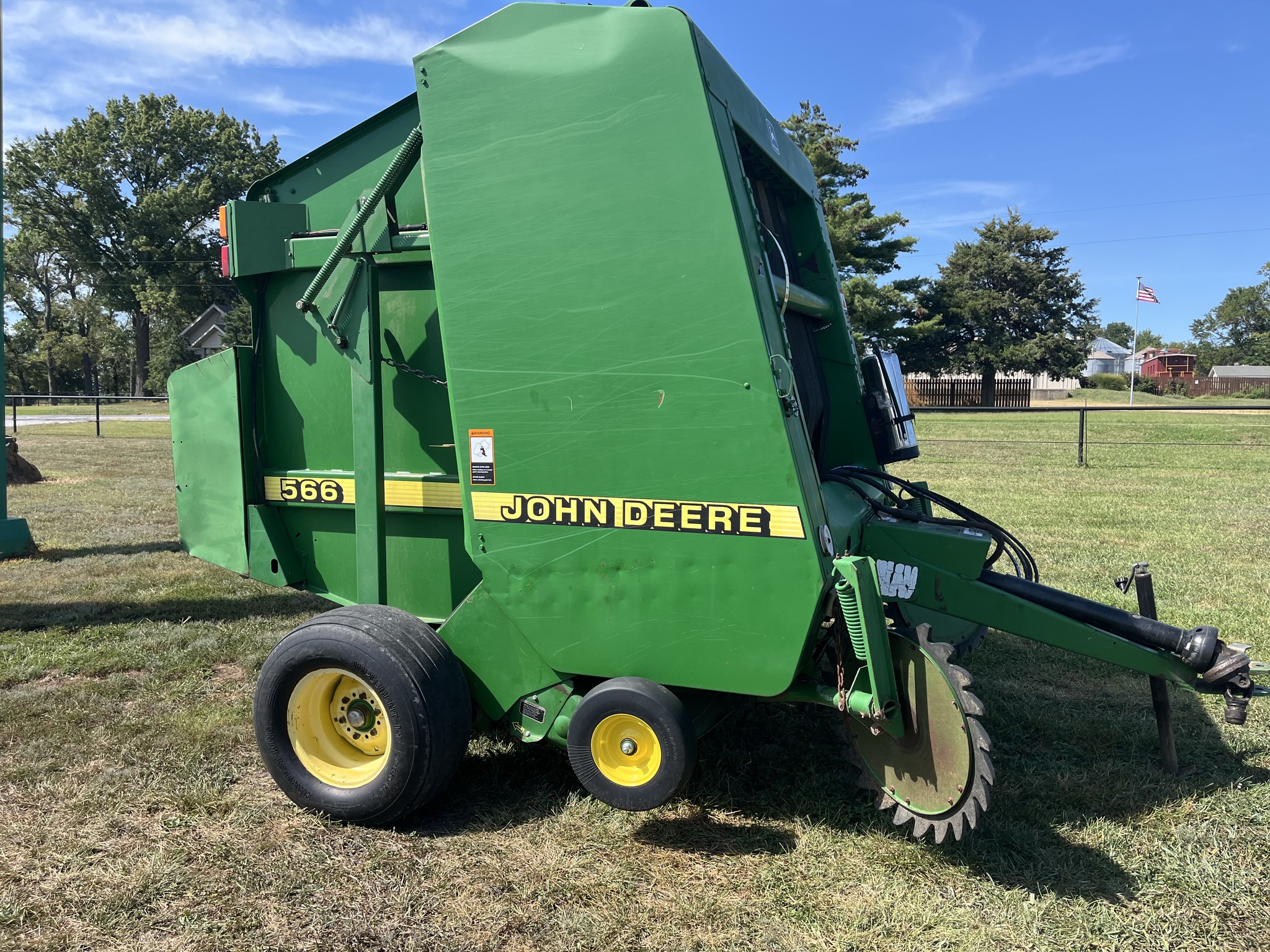  2000 John Deere 566 at Heritage Tractor in Lockwood, MO