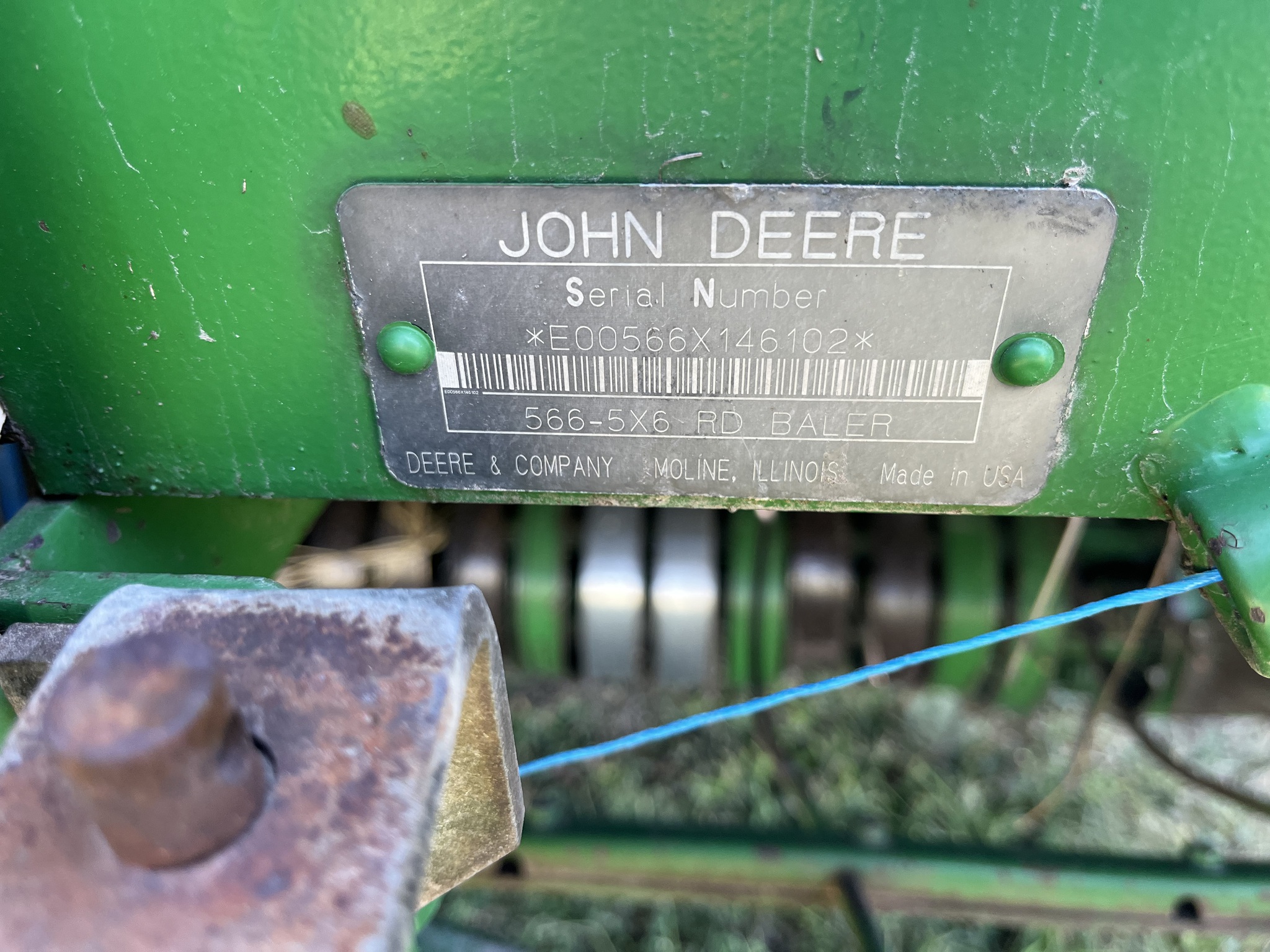  2000 John Deere 566 at Heritage Tractor in Lockwood, MO