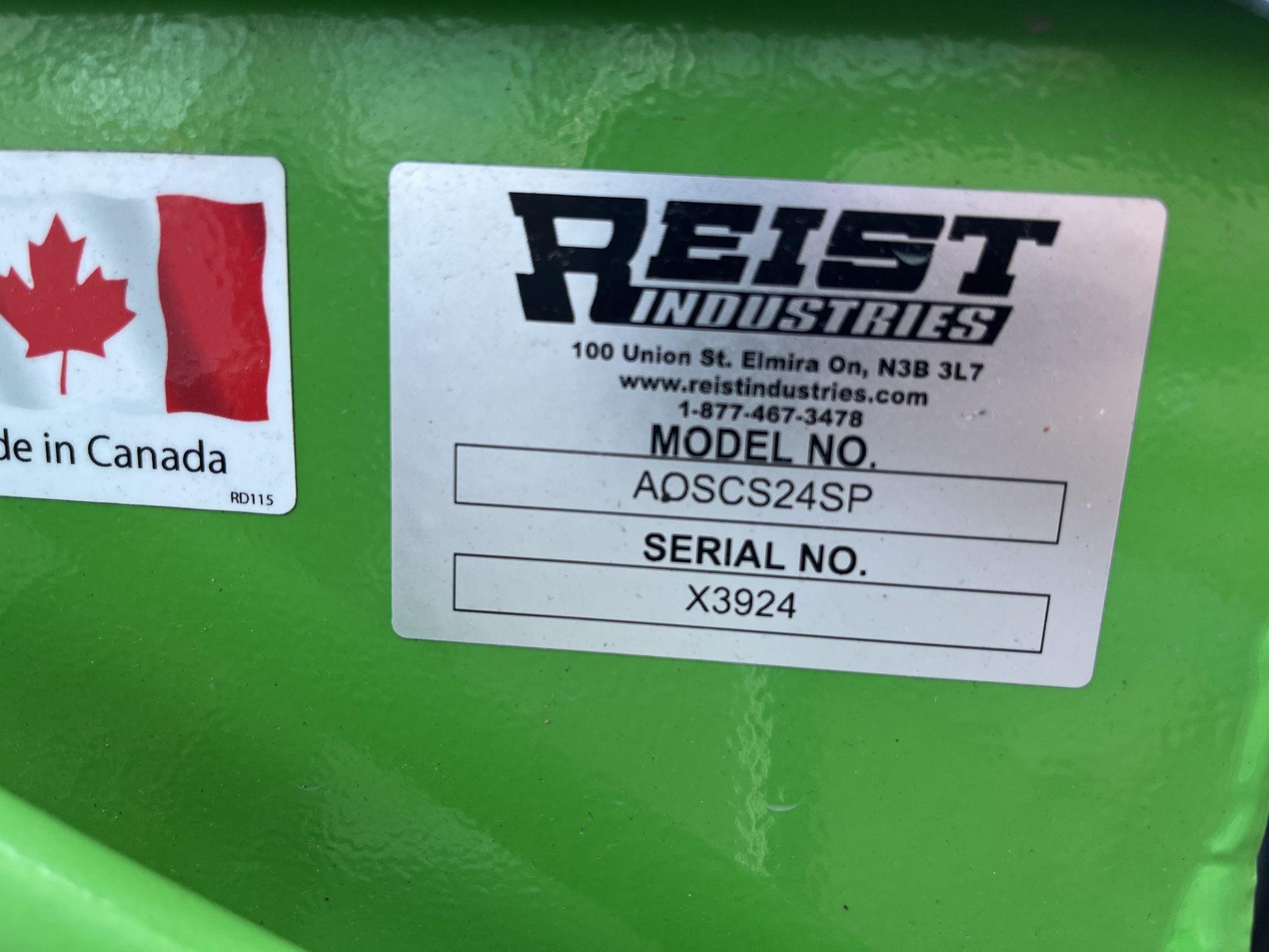 2021 Reist AOSCS24SP Image 8