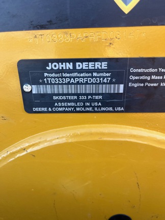 2024 John Deere 333 P