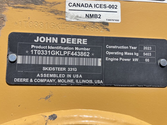2023 John Deere 331G