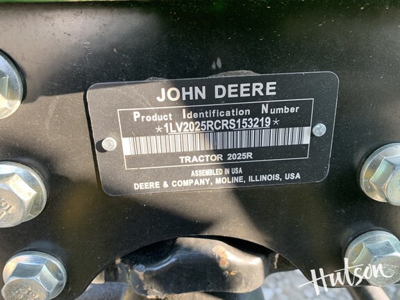 Photo of 2025 John Deere 2025R