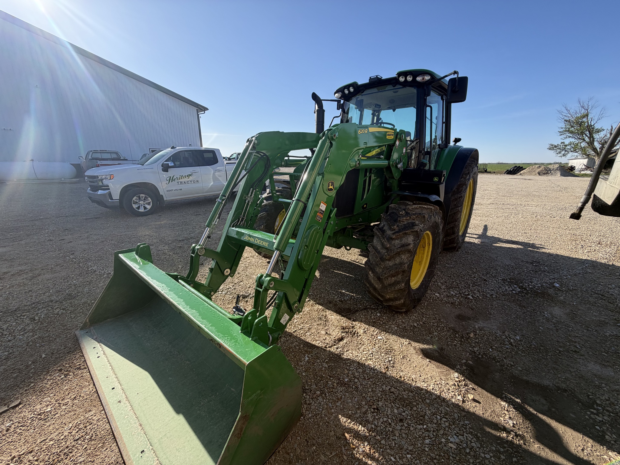  2023 John Deere 6120M at Heritage Tractor in Monmouth, IL