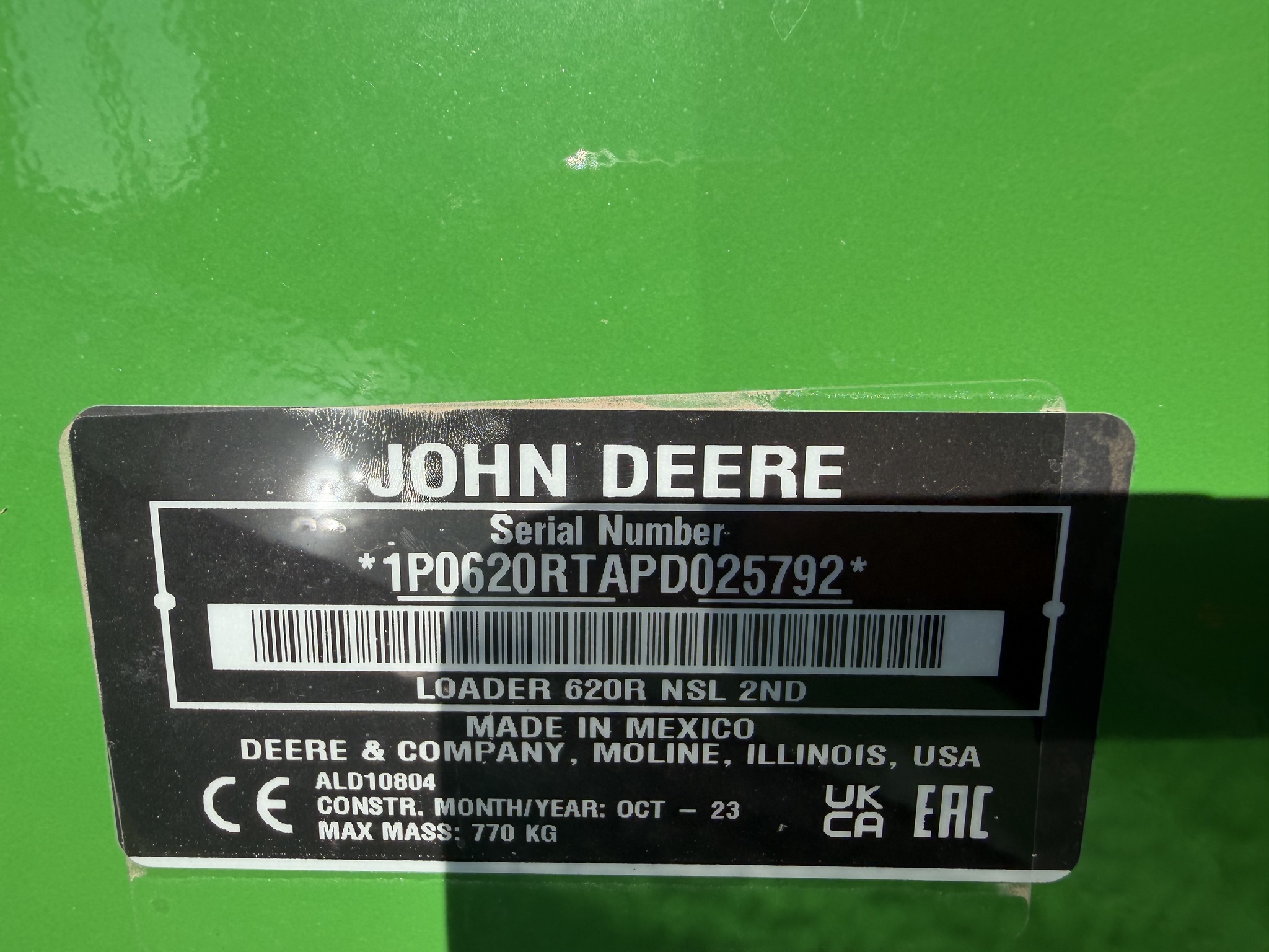  2023 John Deere 6120M at Heritage Tractor in Monmouth, IL