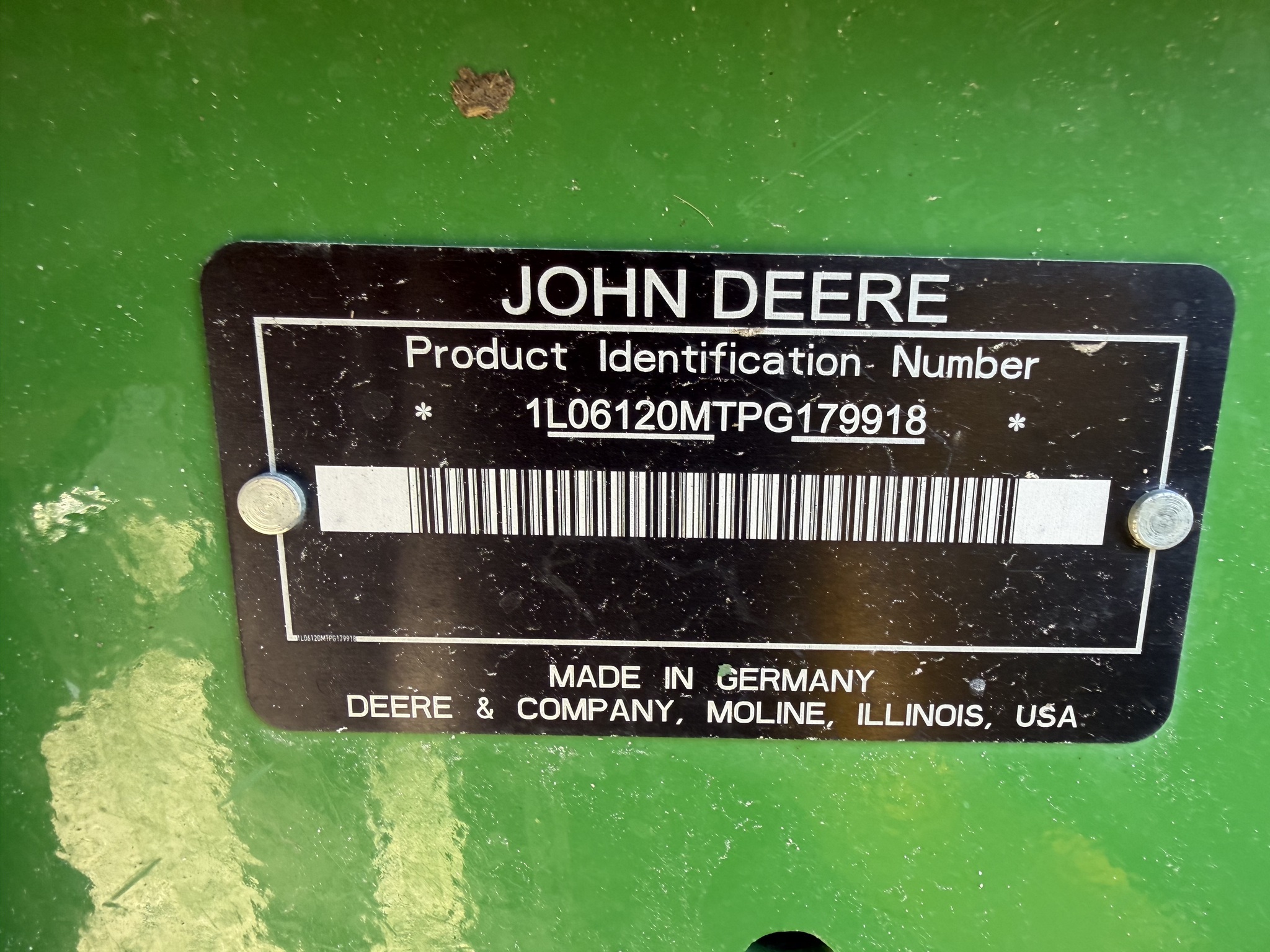  2023 John Deere 6120M at Heritage Tractor in Monmouth, IL