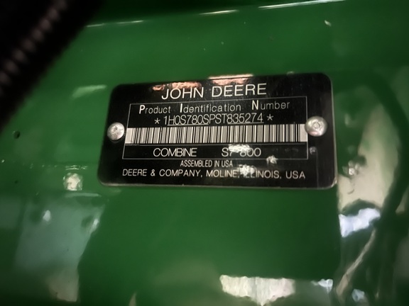 Photo of 2025 John Deere S7 800