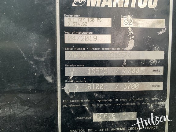 Photo of 2019 Manitou MLT737-130 PS+