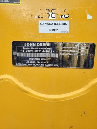 2023 John Deere 325G