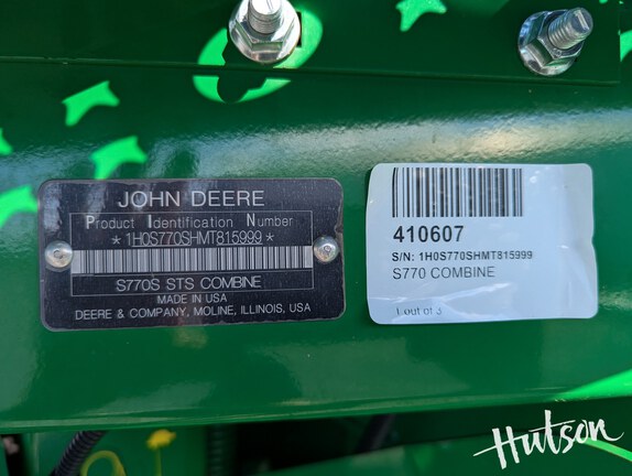 Photo of 2021 John Deere S770