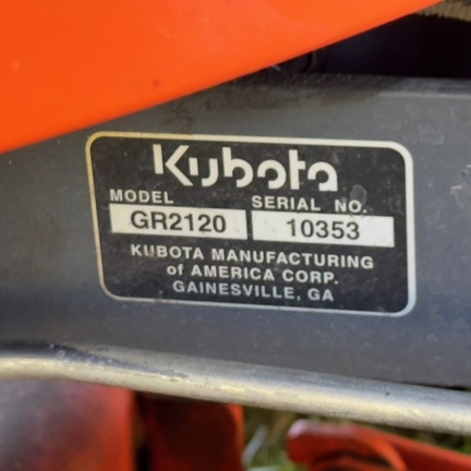 Photo of 2011 Kubota GR2120