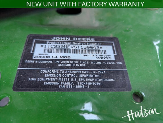 Photo of 2026 John Deere Z950M
