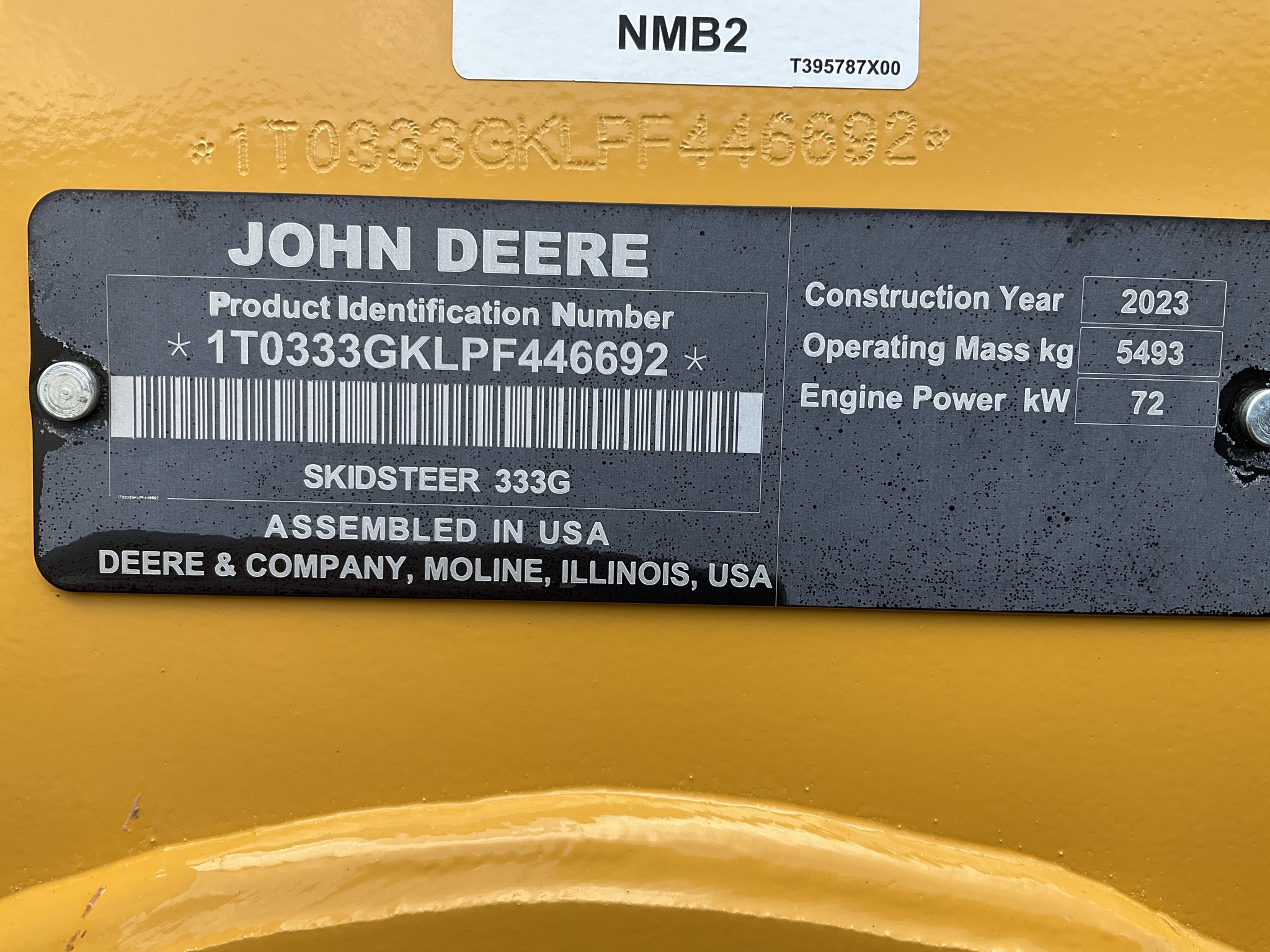 2023 John Deere 333G Image 7