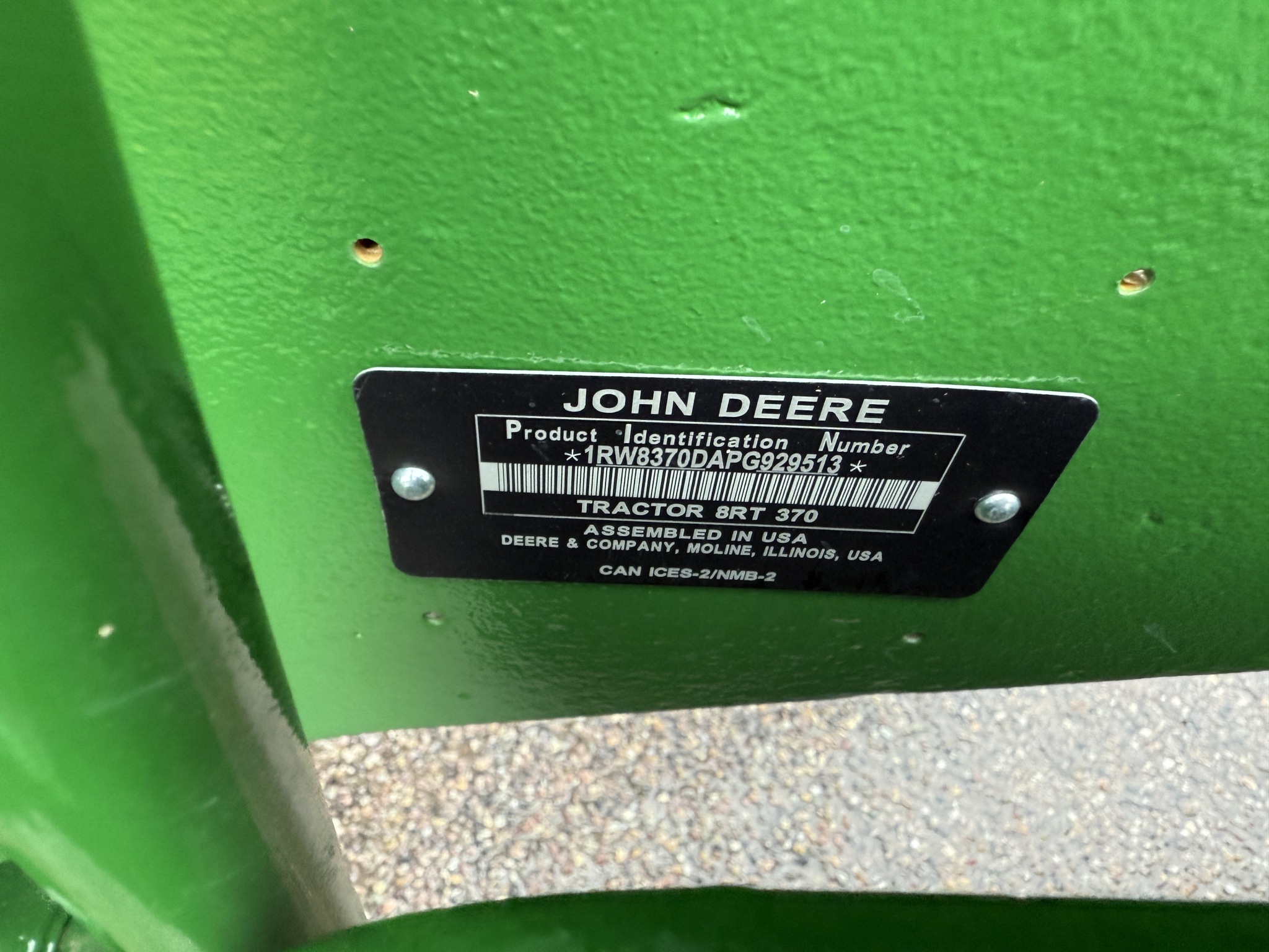 2023 John Deere 8RT 370 Image 43